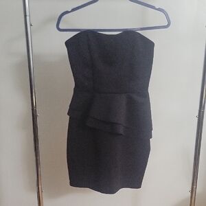 Charlotte Russe Black Strapless Dress